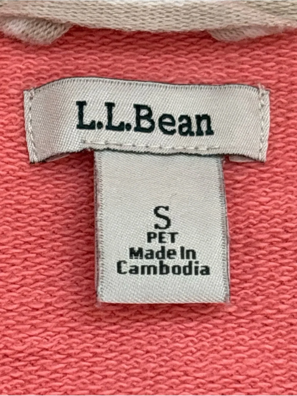 L.L. Bean Coral Short-Sleeve women’s sweater fair condition Sz s - Picture 5 of 16